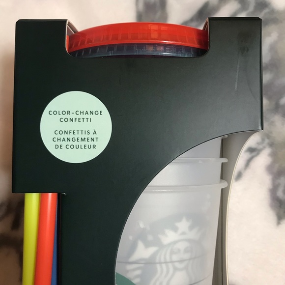 COPY - Starbuck Confetti Colour Changing Reusable Coldcup - Picture 5 of 6